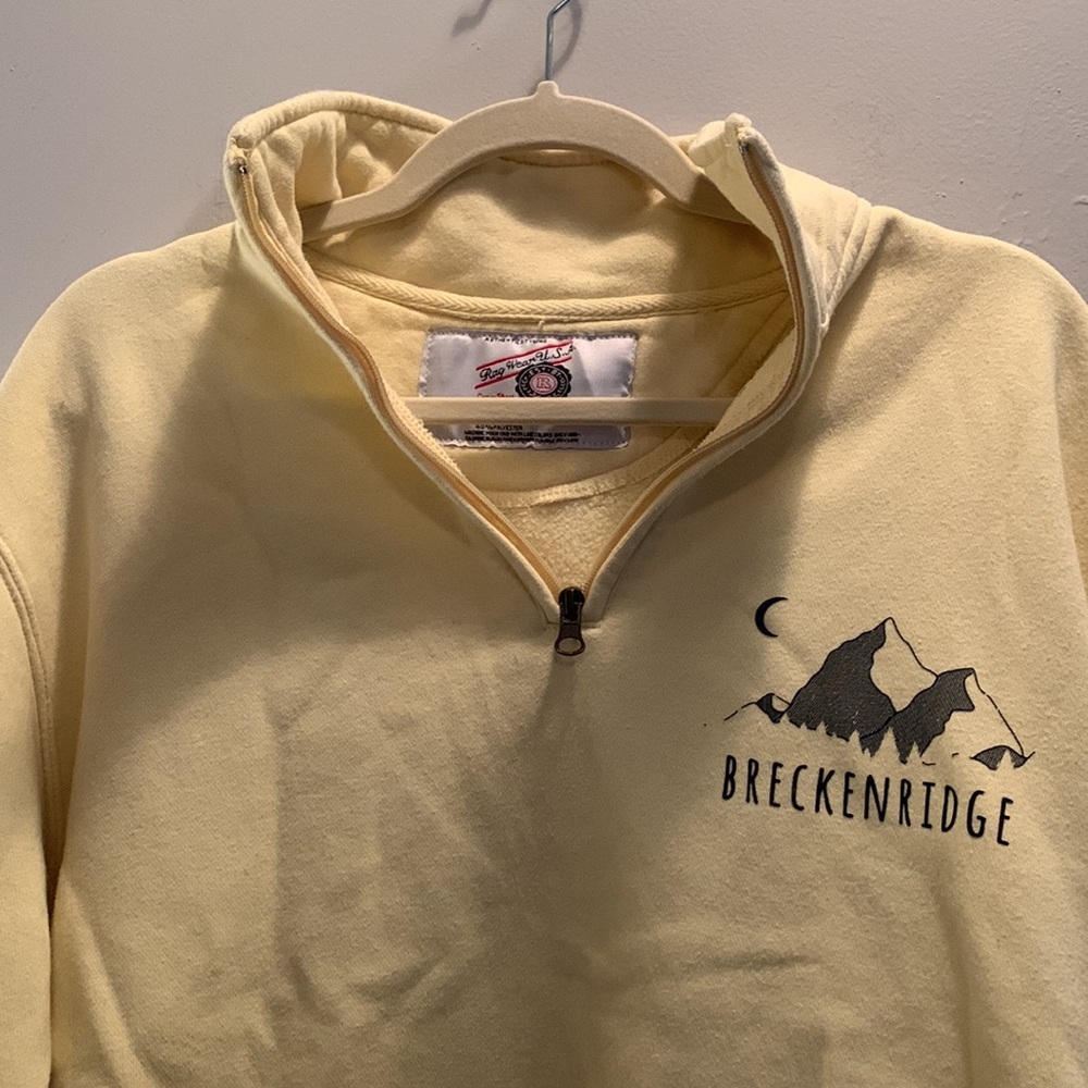 Yellow Breckenridge sweater size medium!